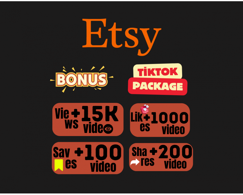 Etsy Customer - Bonus Tiktok Package