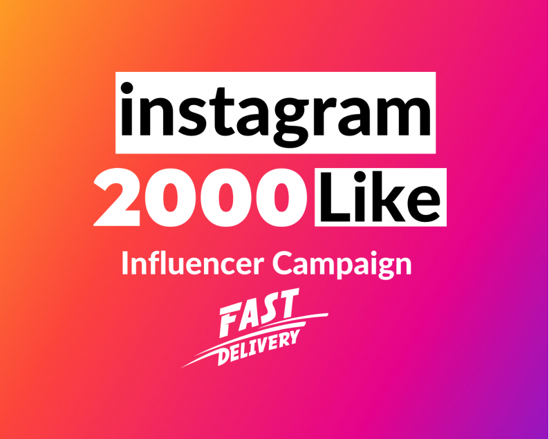 instagram Organic 2.000 Likes
