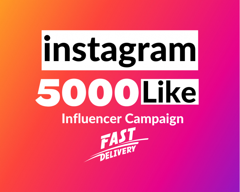instagram Organic 5000 Likes